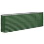 Voir la diapositive 2 : VIDAXL Lit sureleve de jardin Acier enduit de poudre 224x40x68 cm Vert