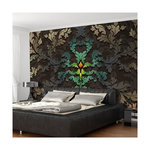 Paris Prix Papier Peint  Feuilles Dansantes. Coloris disponibles : Multicolore