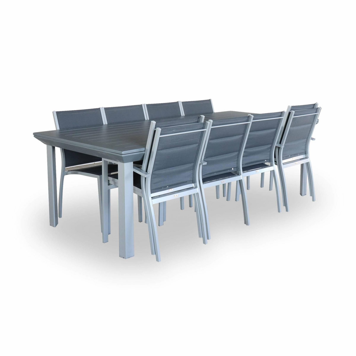 SWEEEK Housse de protection 235x135cm gris foncé - Bâche rectangulaire en polyester enduit PA pour tables de jardin Odenton / Washington