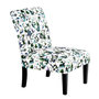 Voir la diapositive 1 : Paris Prix Fauteuil Design Imprimé  Indira  92cm Beige & Vert