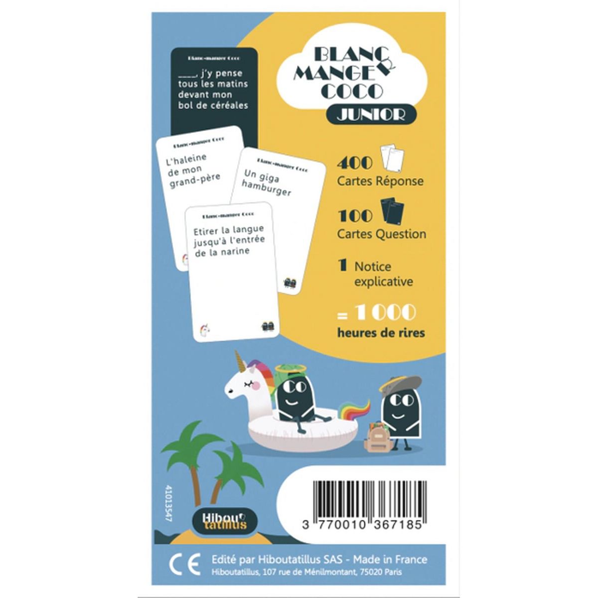 BLACKROCK GAMES Jeu Blanc Manger Coco Junior - La maitresse en maillot de bain