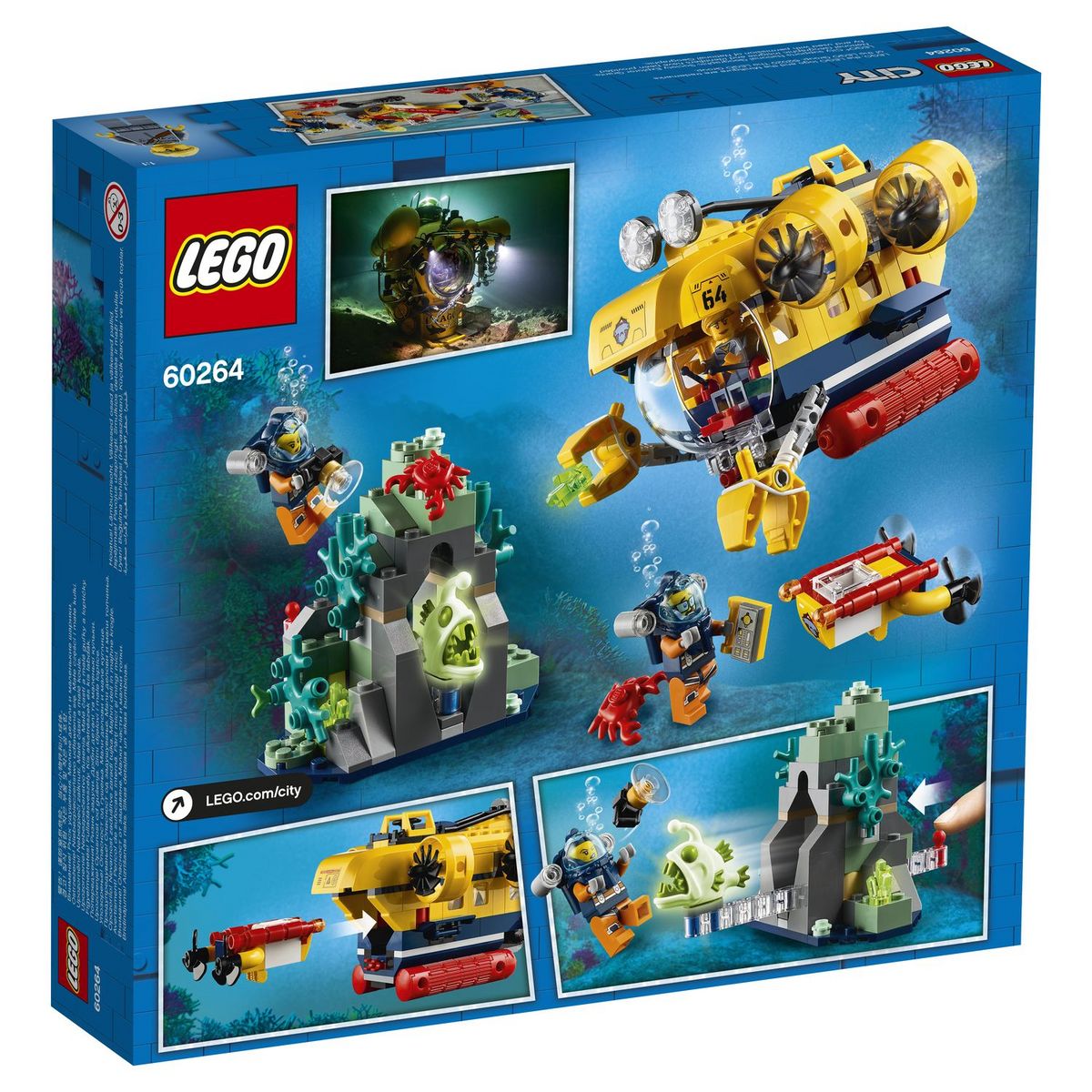 LEGO City 60264 - Le sous-marin d'exploration