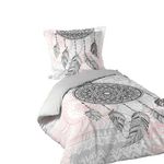 Douceur d'Intérieur Parure de lit PERRY - 100% coton. Coloris disponibles : Multicolore