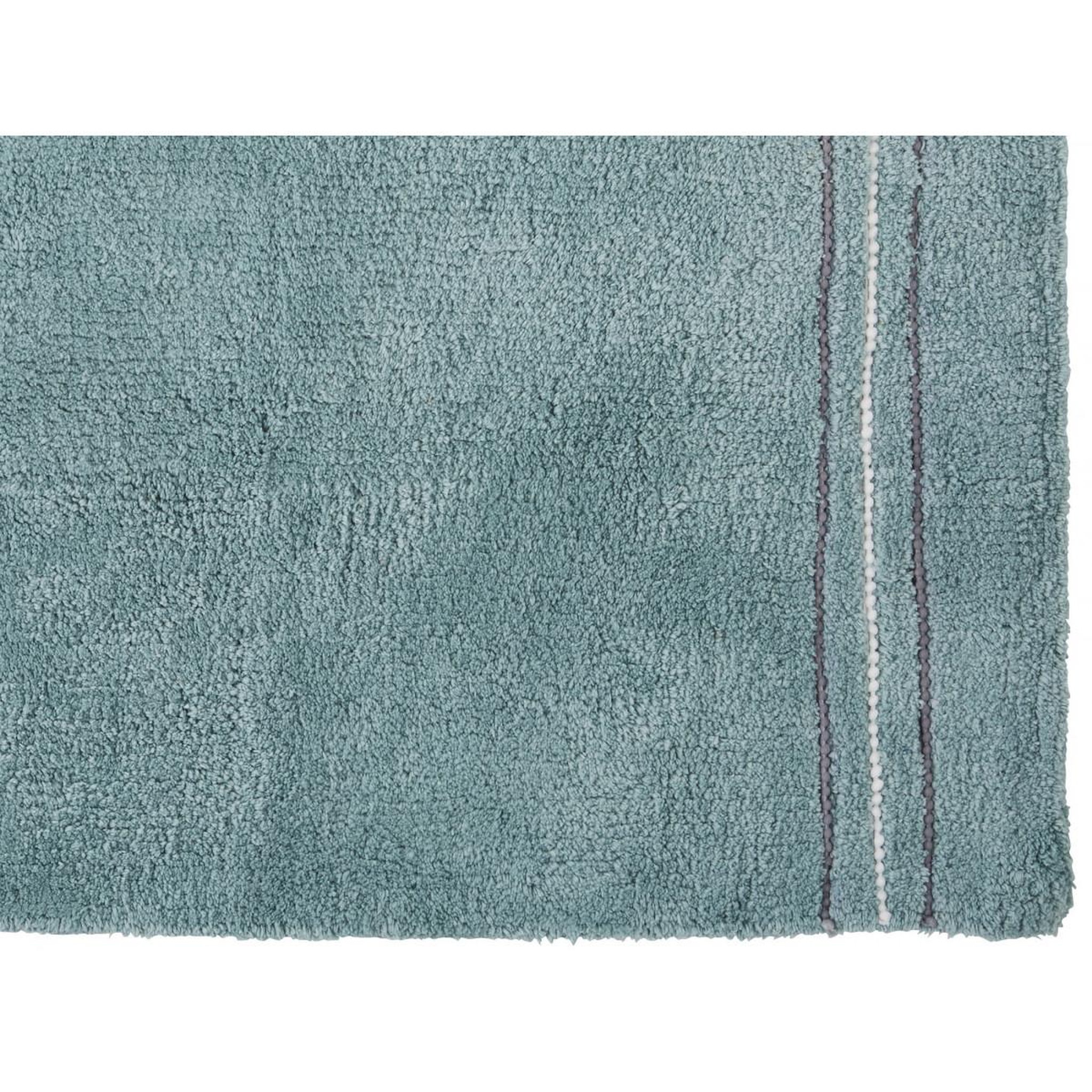 Voir la diapositive 2 : GUY LEVASSEUR Tapis de bain antidérapant 50x80 en coton 50x80cm