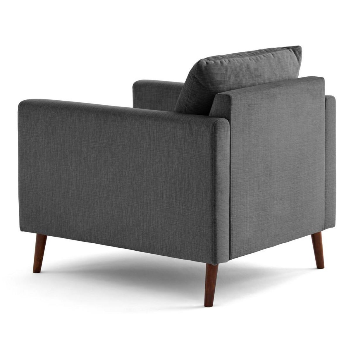 LISA DESIGN Ostrava - fauteuil en velours pieds en bois