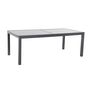 Voir la diapositive 2 : CREADOR Table de jardin extensible 200/300X100x75cm aluminium gris anthracite VITTAL 