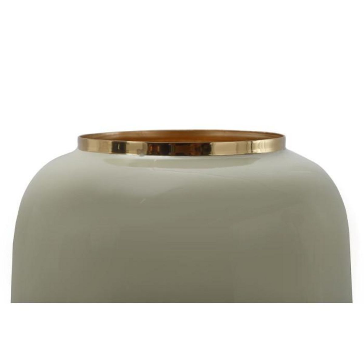 Paris Prix Vase Rond Design  Niklas  20cm Menthe & Or