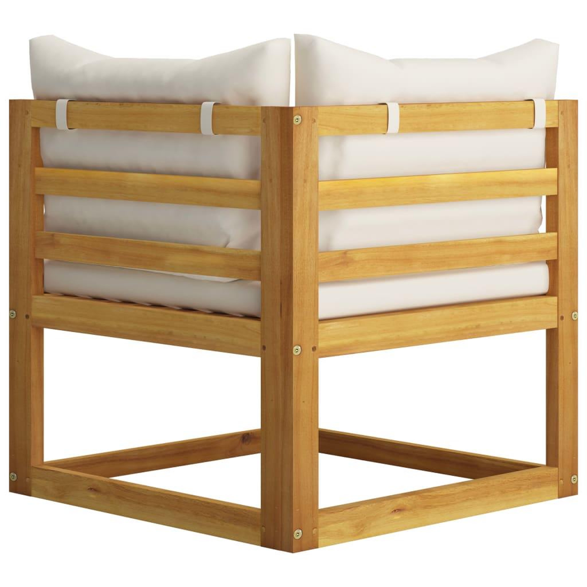 Voir la diapositive 5 : VIDAXL Salon de jardin 6 pcs avec coussins Bois d'acacia solide