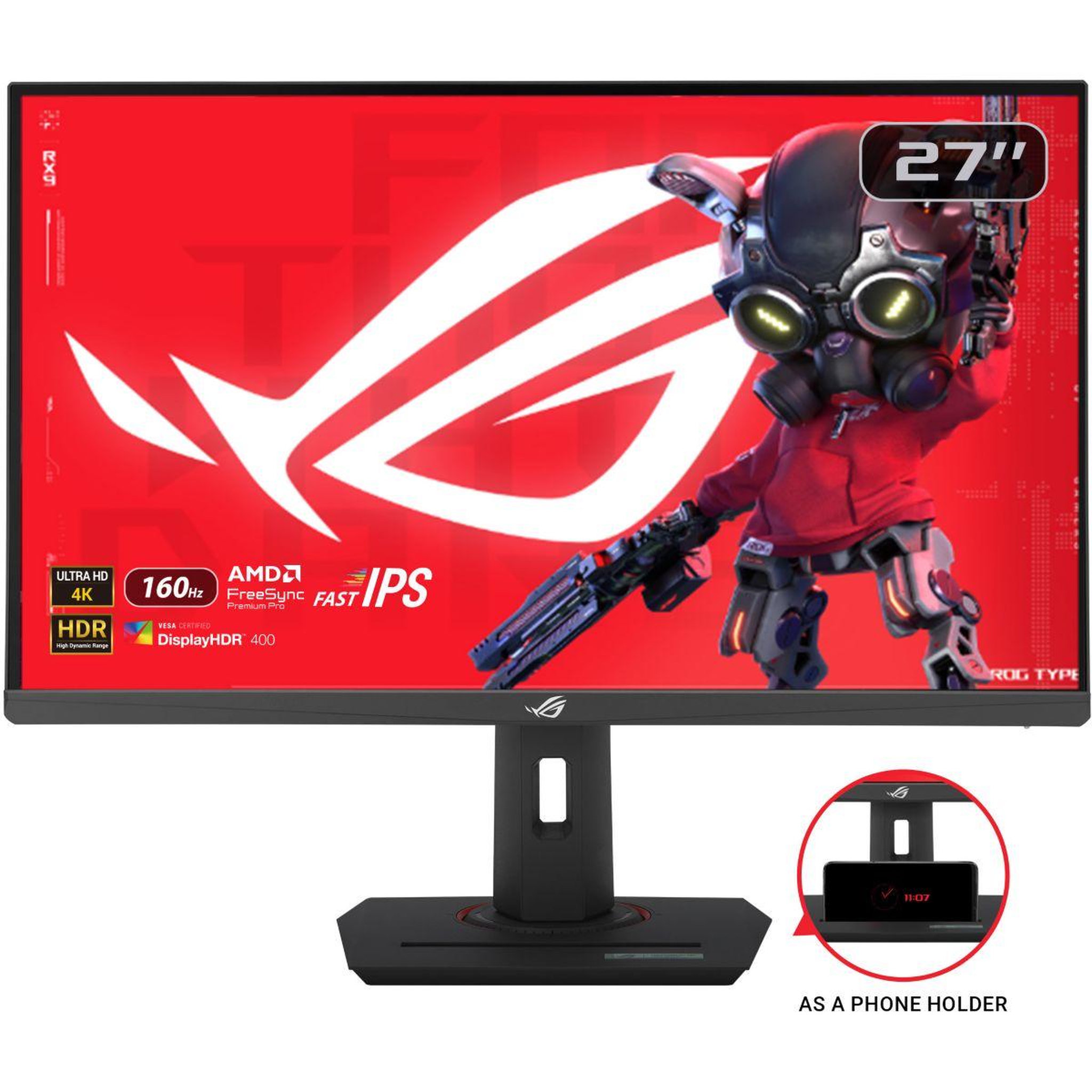 Voir la diapositive 1 : ASUS Ecran PC Gamer XG27UCS 27  4K 160Hz IPS HDR 400 HDMI 2.1 G-Sync