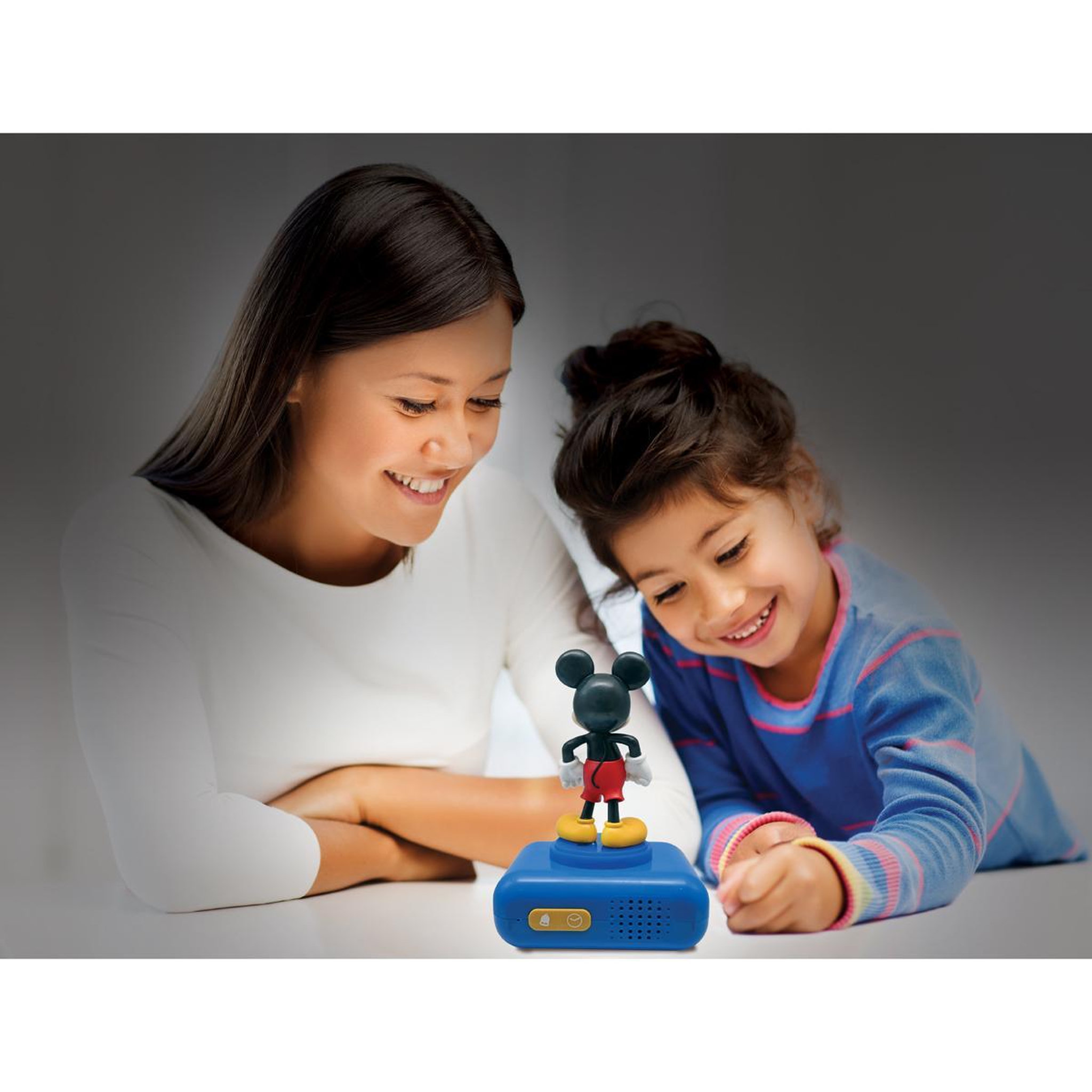 Voir la diapositive 5 : Lexibook Réveil avec veilleuse lumineuse Mickey en 3D