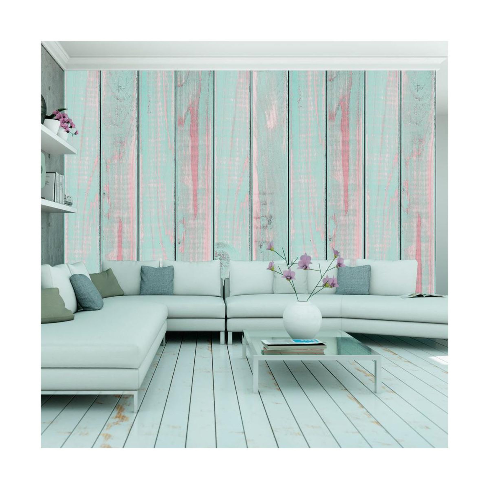Paris Prix Papier peint  peppermint clouds  50x1000cm