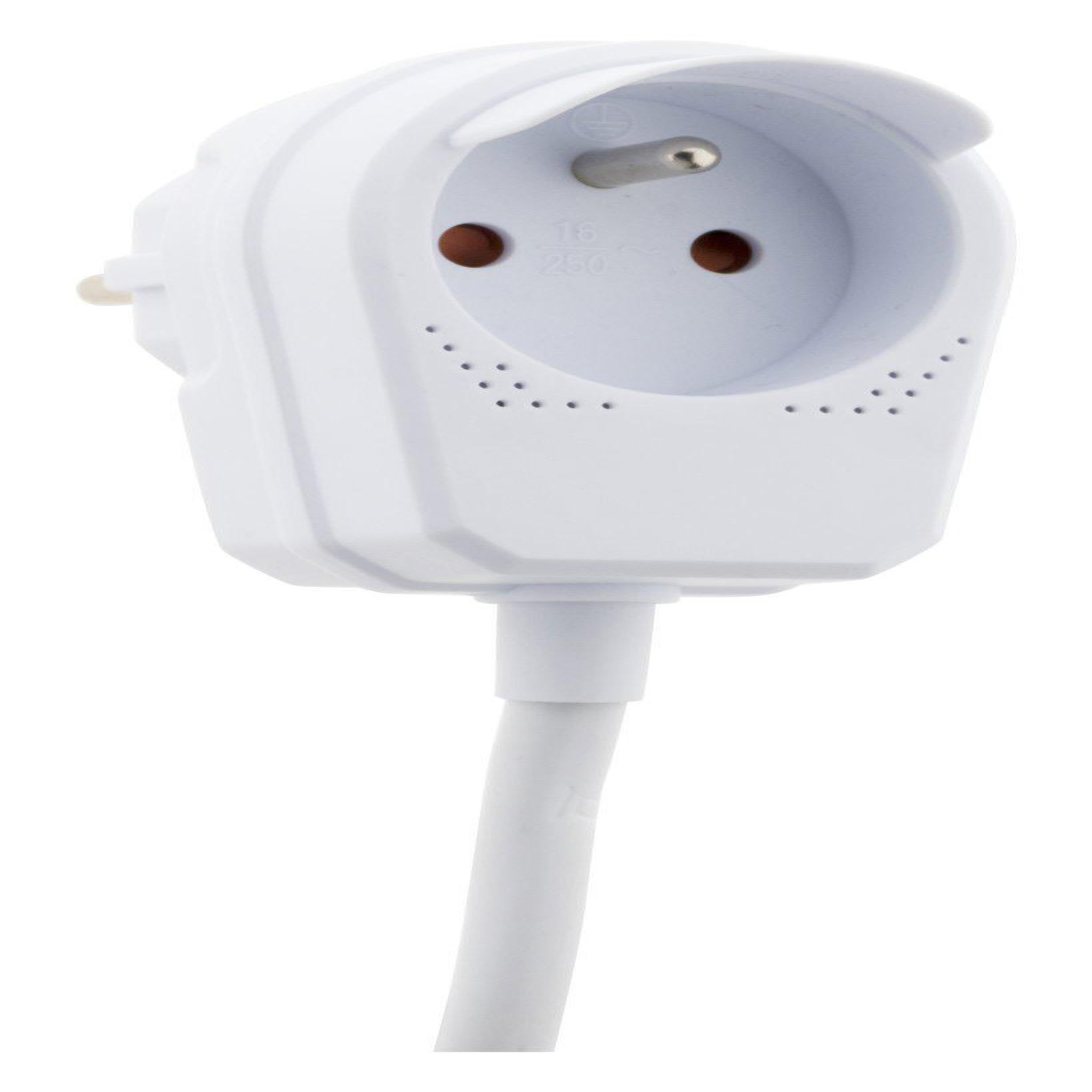 INOTECH Rallonge électrique ménager, 2 prises de 16 A L.3 m