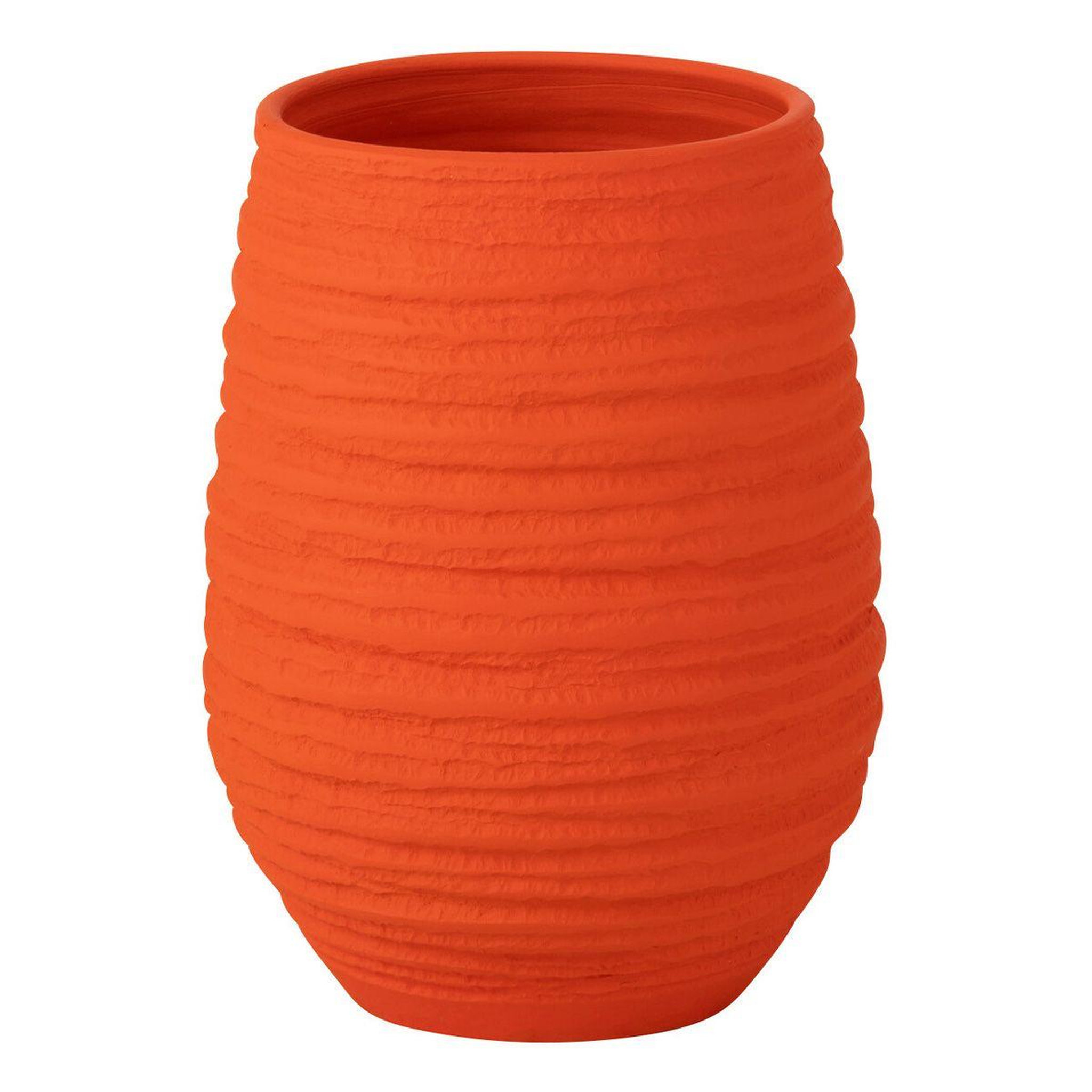 J-LINE Vase en céramique  fiesta  30cm orange
