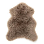 Paris Prix Tapis Imitation Fourrure  Katy  60x90cm Marron