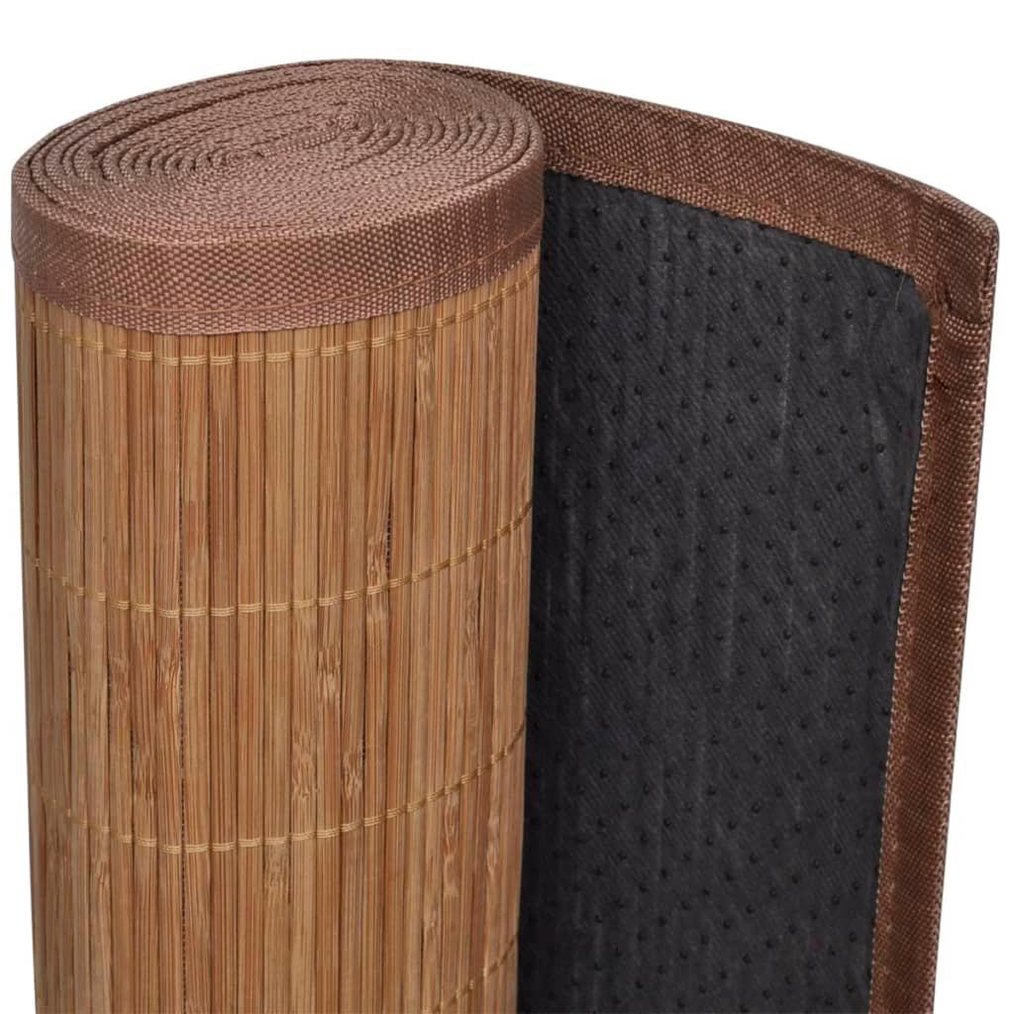 Voir la diapositive 5 : VIDAXL Tapis en bambou 100x160 cm Marron