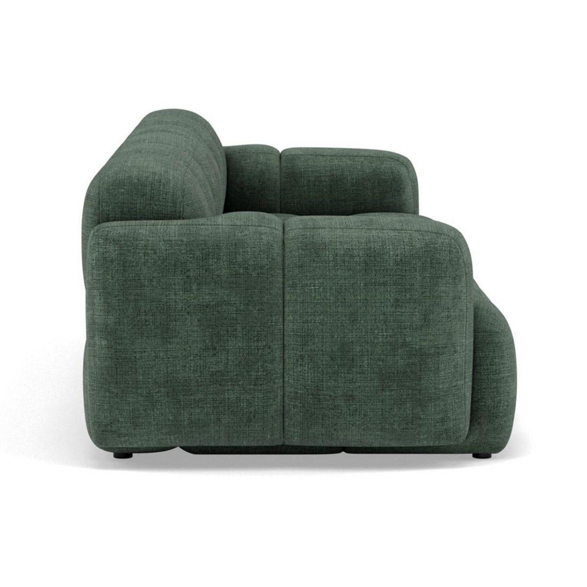 LISA DESIGN Grace - canapé modulable 3 places en velours texturé