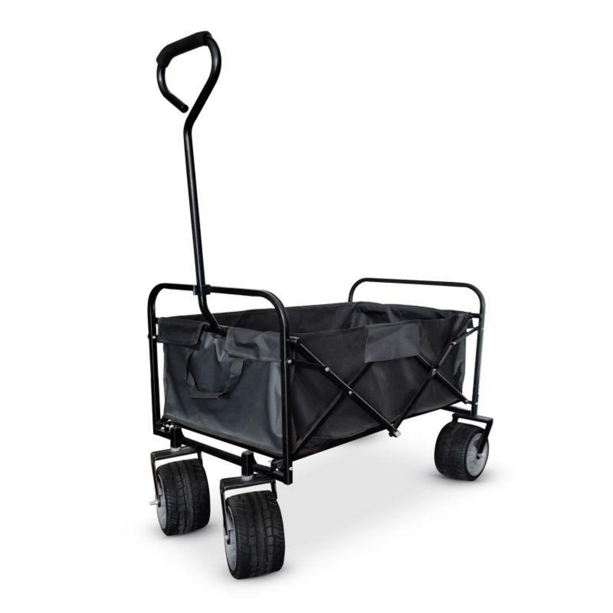 ADRENALIN Chariot de Transport Pliable Campcruiser - Utilitaire Tout terrain Camping, Plage, Jardin 93 x 56 x 122 cm - Charge 80Kg