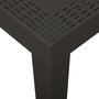 Voir la diapositive 4 : VIDAXL Table de jardin Anthracite 79x65x72 cm Plastique