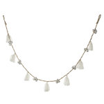 FEERIC LIGHT & CHRISTMAS Guirlande de Noël design Pompon - Blanc