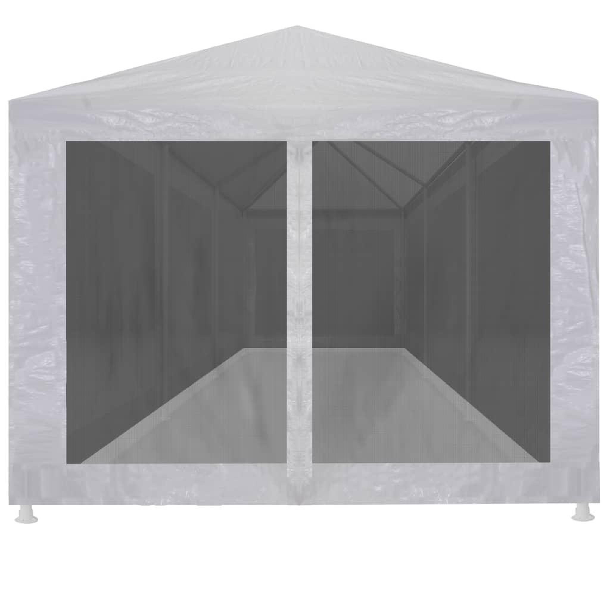 Voir la diapositive 2 : VIDAXL Tente de reception avec 8 parois en maille 9 x 3 m