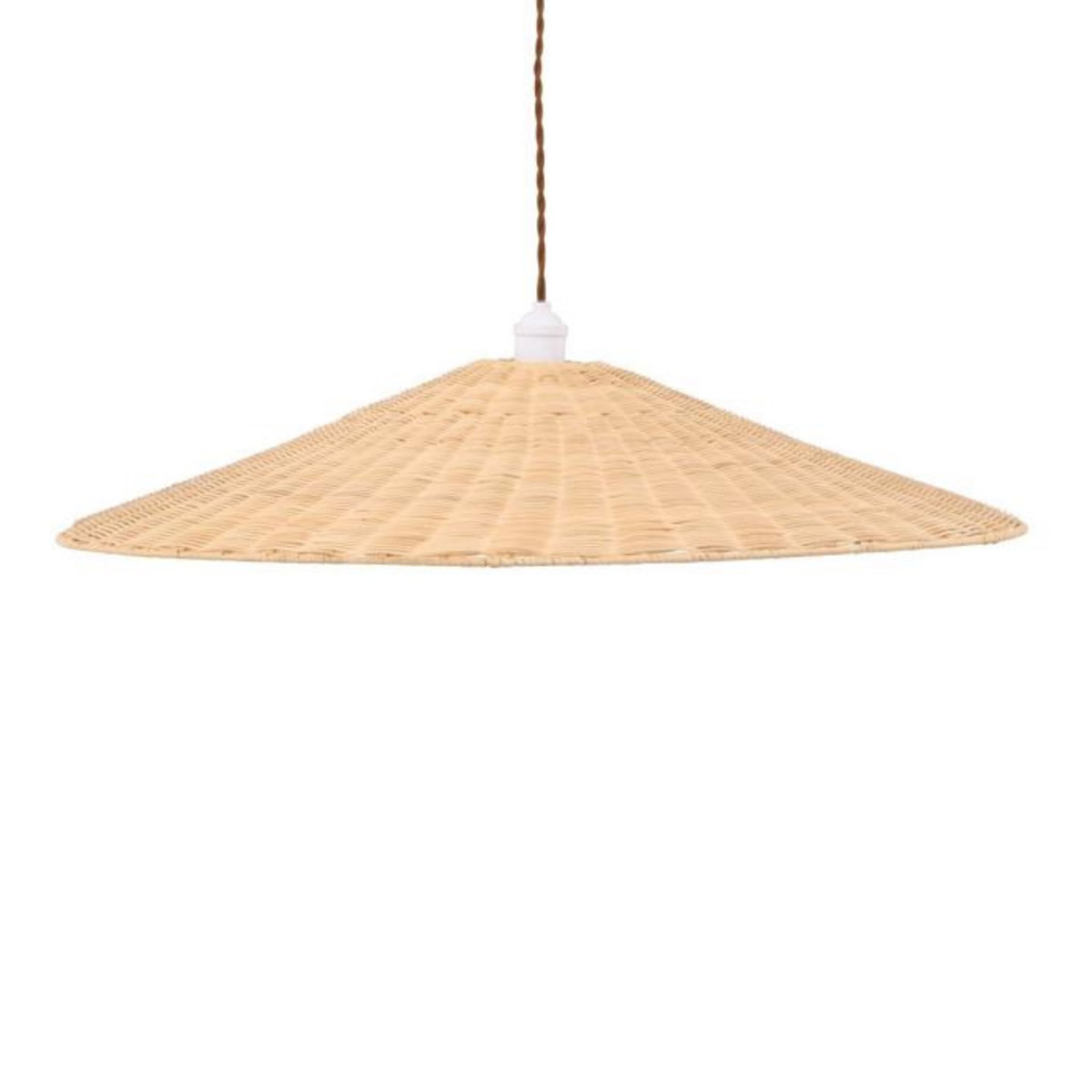 Paris Prix Lampe Suspension en Rotin  Herrestad  80cm Naturel