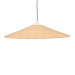 Paris Prix Lampe Suspension en Rotin  Herrestad  80cm Naturel