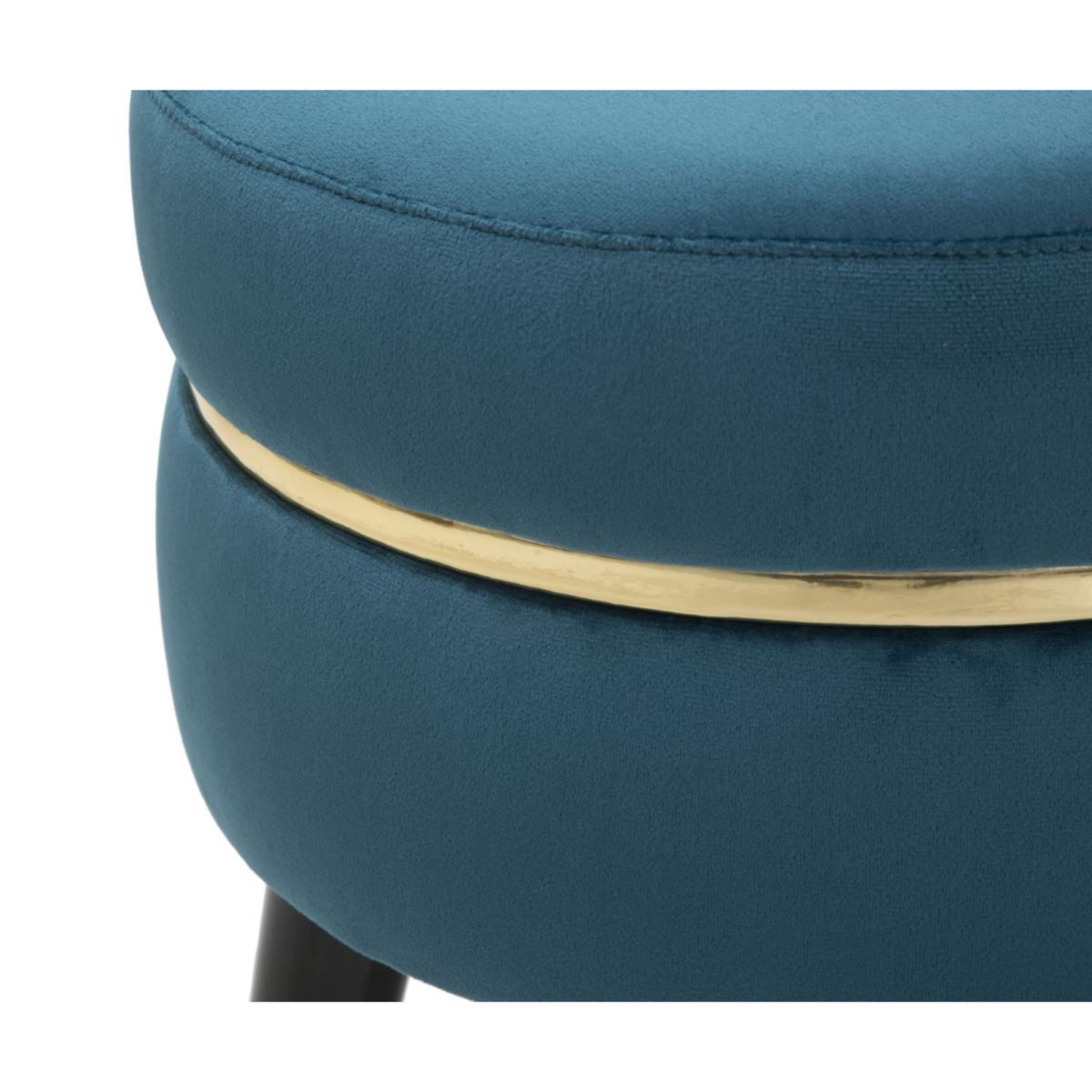 Voir la diapositive 4 : Paris Prix Tabouret design  paris  40cm bleu & or