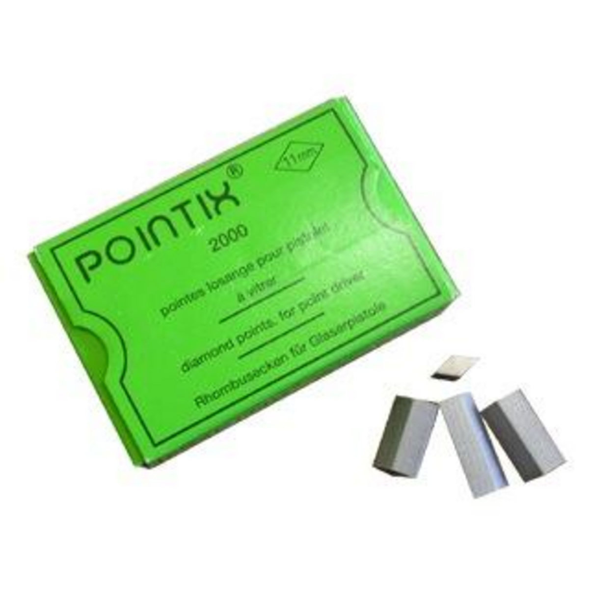 TECHMAN 2000 pointes losanges pour pistolet à vitrer