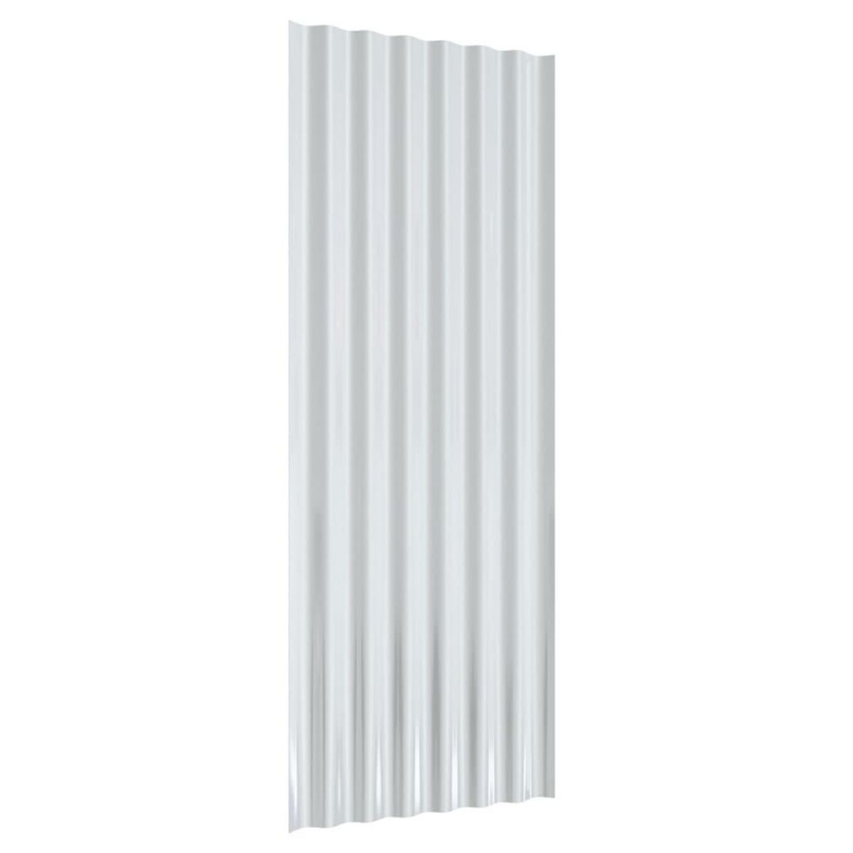 VIDAXL Panneaux de toiture 12 pcs Acier Anthracite 100x36 cm