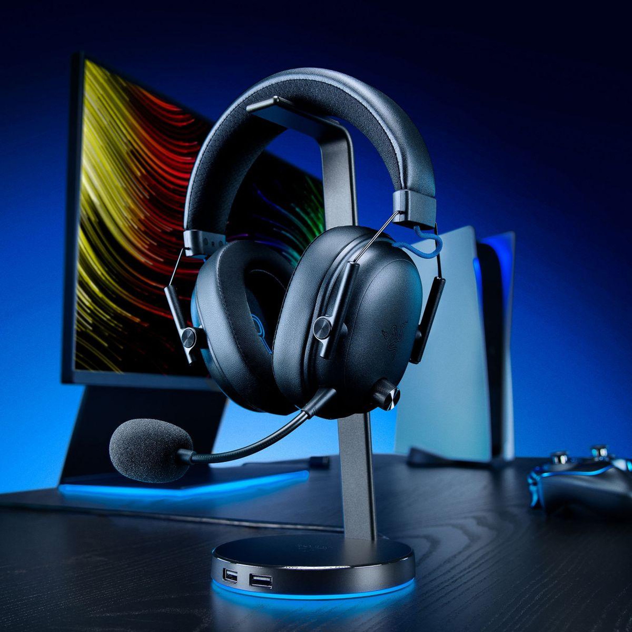Voir la diapositive 2 : Razer Casque gamer blackshark v3 playstation noir