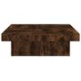Voir la diapositive 5 : VIDAXL Table basse Chene fume 90x90x28 cm Bois d'ingenierie