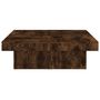 Voir la diapositive 5 : VIDAXL Table basse Chene fume 90x90x28 cm Bois d'ingenierie