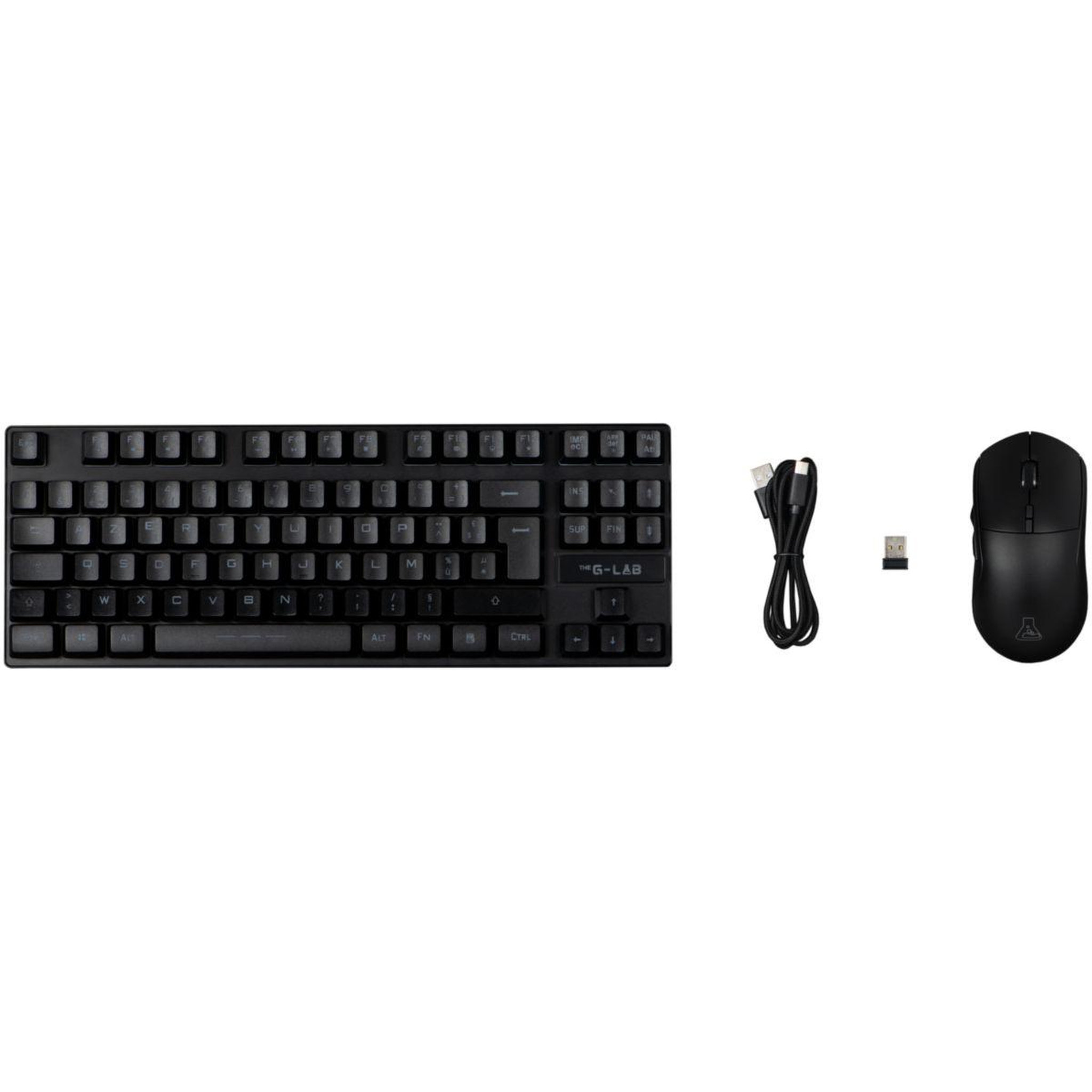 Voir la diapositive 4 : THE G-LAB Pack clavier et souris gamer combo oxygen ex