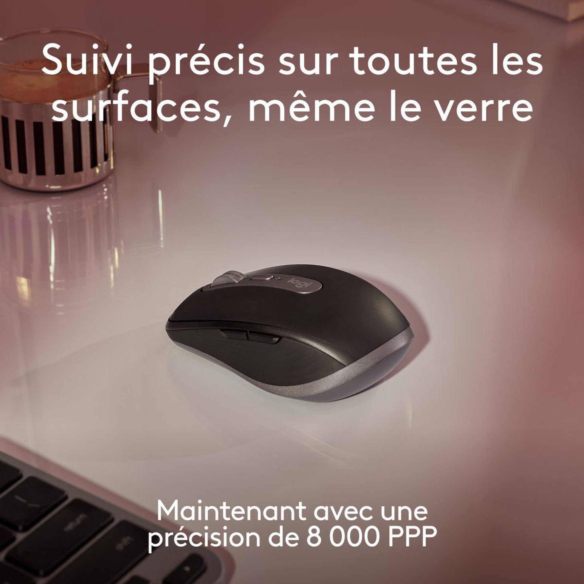 Voir la diapositive 2 : Logitech Souris sans fil rechargeable MX Anywhere 3S for Mac Gris Sideral