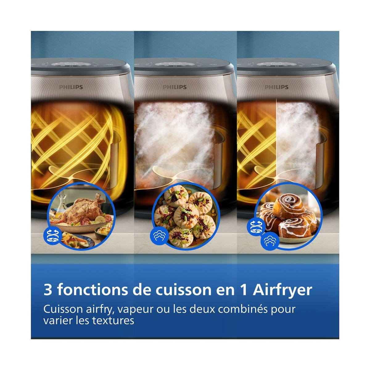 Philips Airfryer NA547/07 Airfryer vapeur Serie 5000