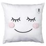 Voir la diapositive 4 : Paris Prix Coussin Déco Enfant  Pompon  40x40cm Blanc