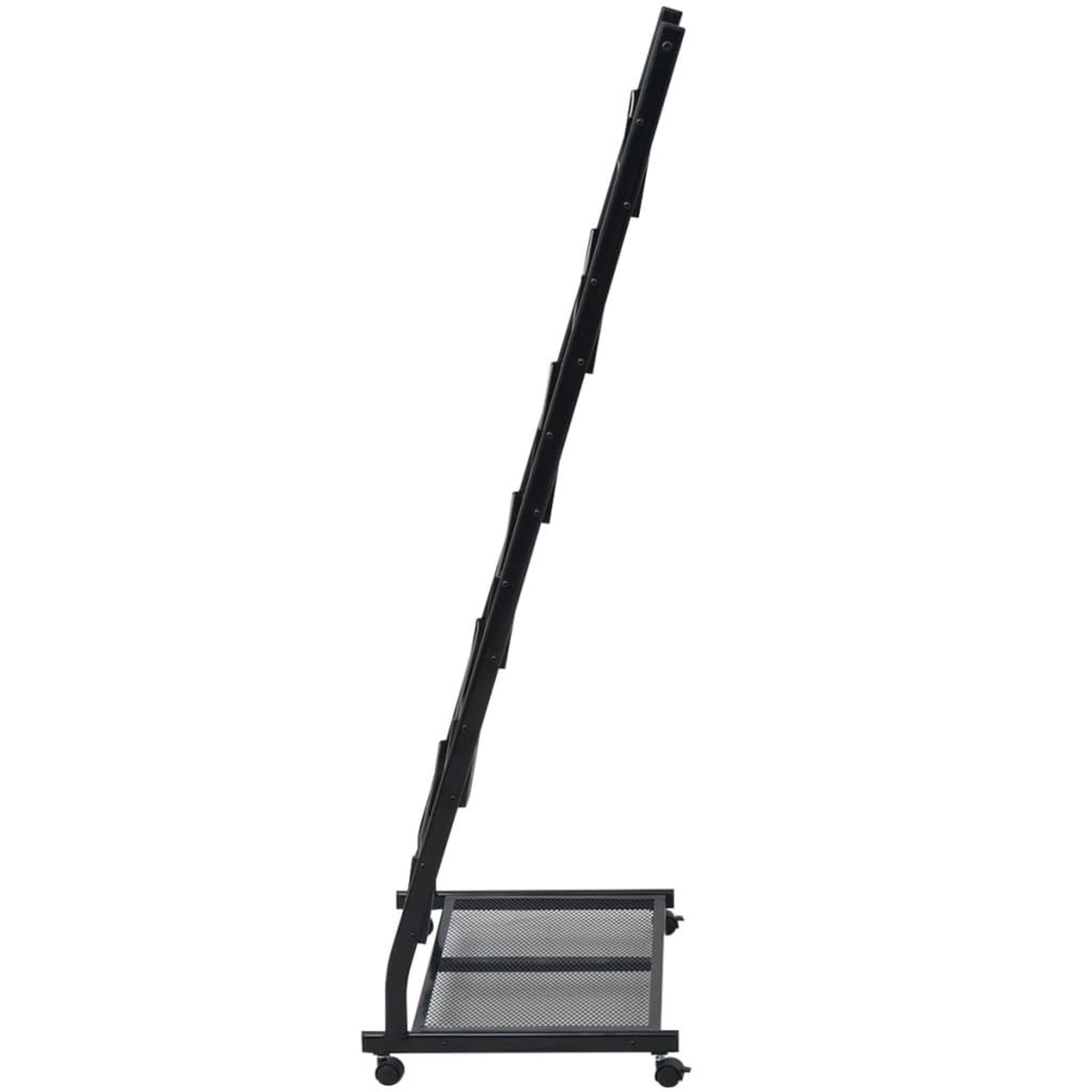 Voir la diapositive 2 : VIDAXL Porte-revues 47,5 x 43 x 133 cm noir a4