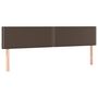 Voir la diapositive 2 : VIDAXL Tetes de lit 2 pcs Marron 90x5x78/88 cm Similicuir