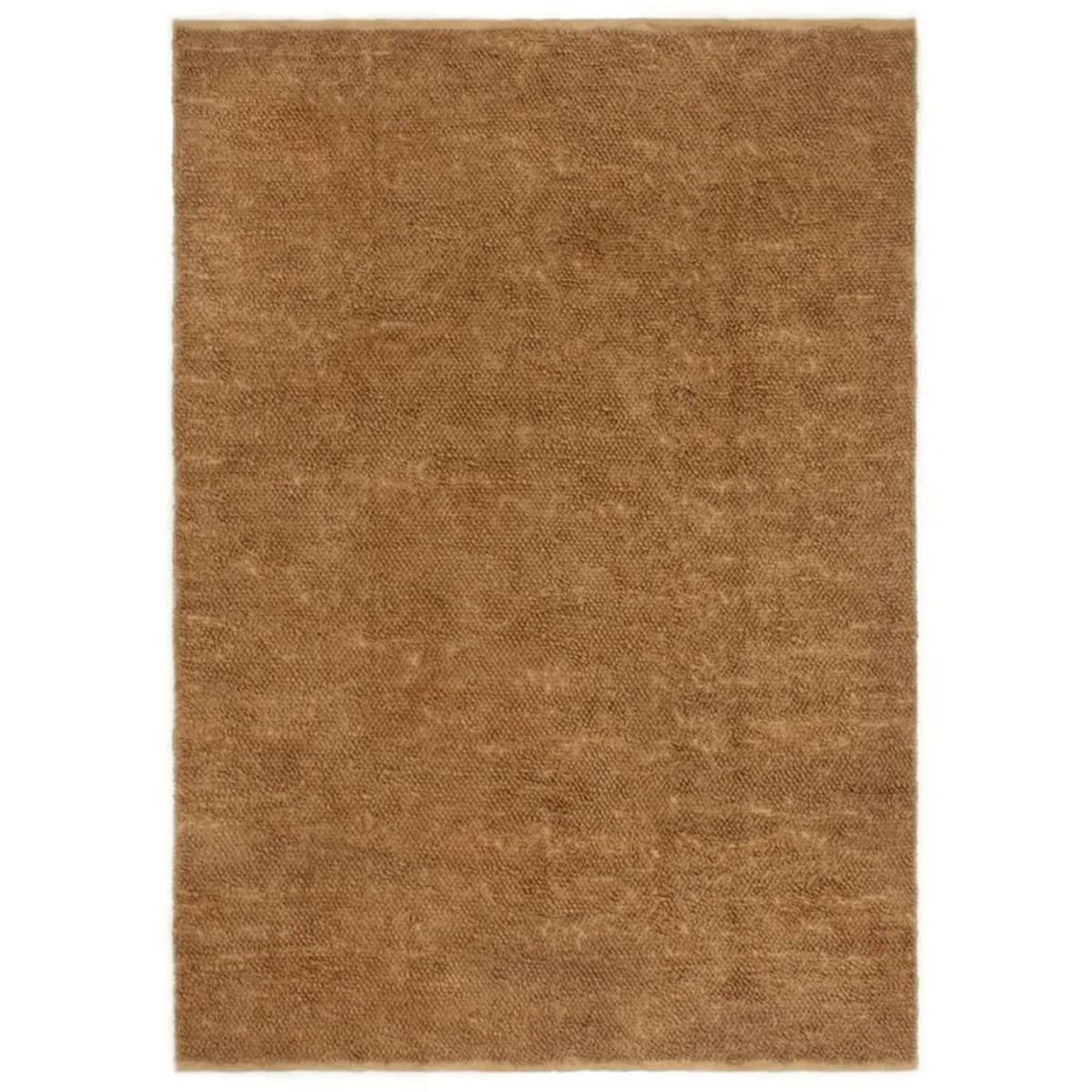 VIDAXL Tapis a poils boucles fait a la main 200x300 cm Jute et coton