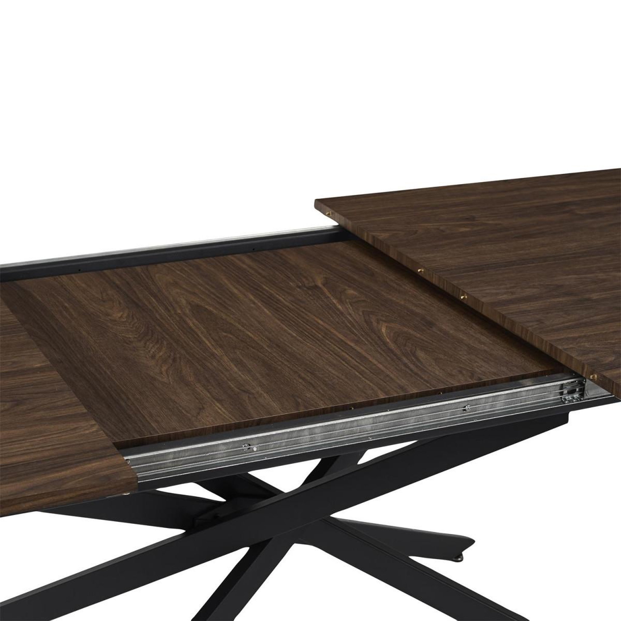 Voir la diapositive 6 : The Home Deco Factory Table à manger extensible  tiffany  150-210cm marron
