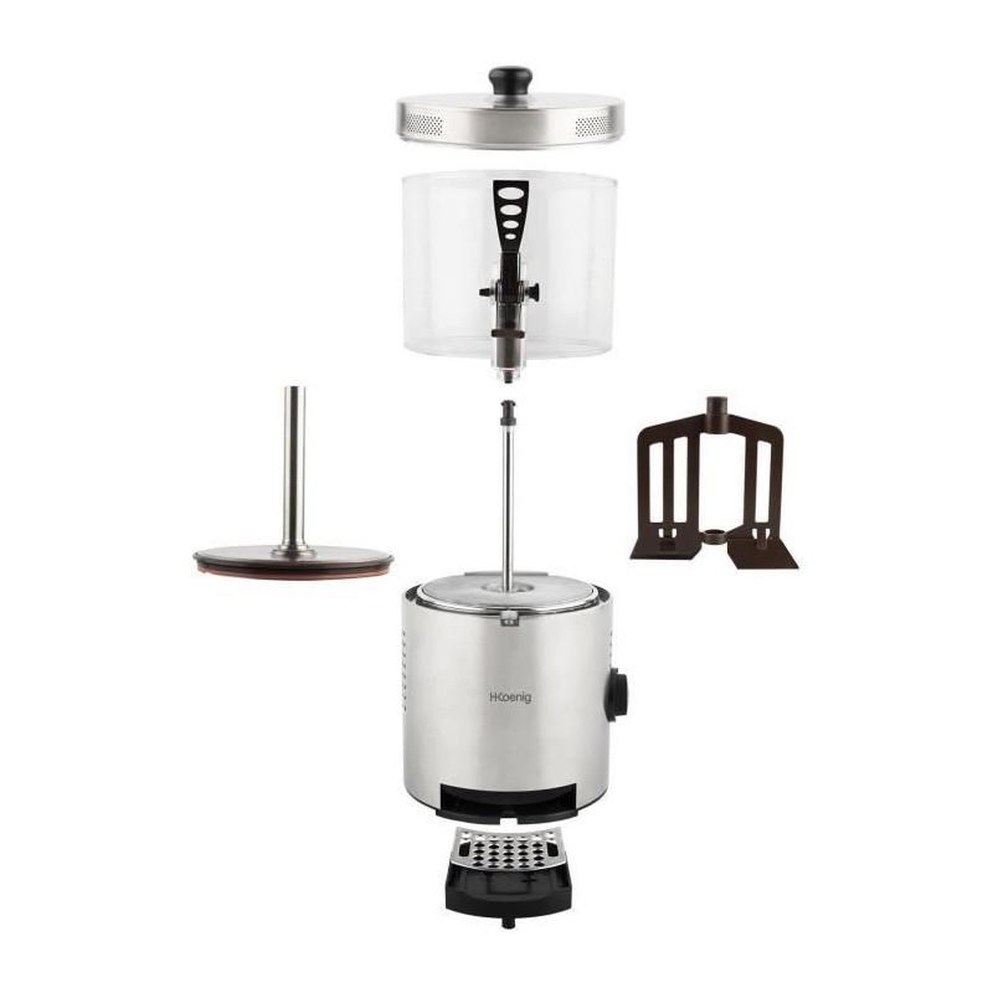 Voir la diapositive 4 : HKOENIG Distributeur de chocolat chaud - H.Koenig - SHK800 - 3 L - 1200 W - Inox