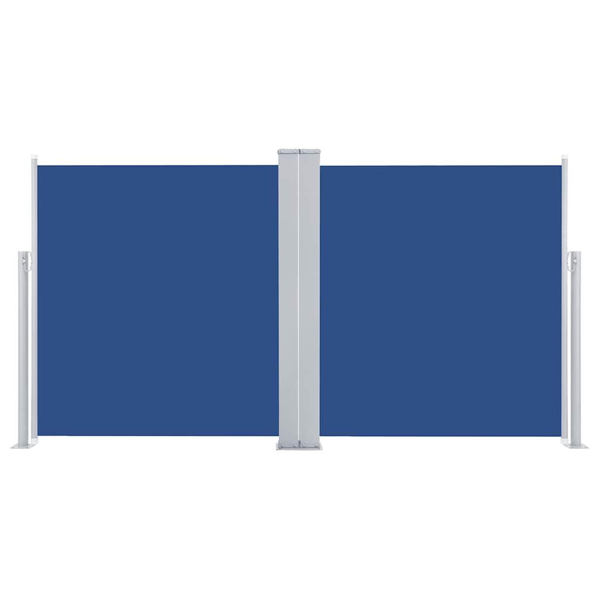 Voir la diapositive 3 : VIDAXL Auvent lateral retractable bleu 100 x 600 cm