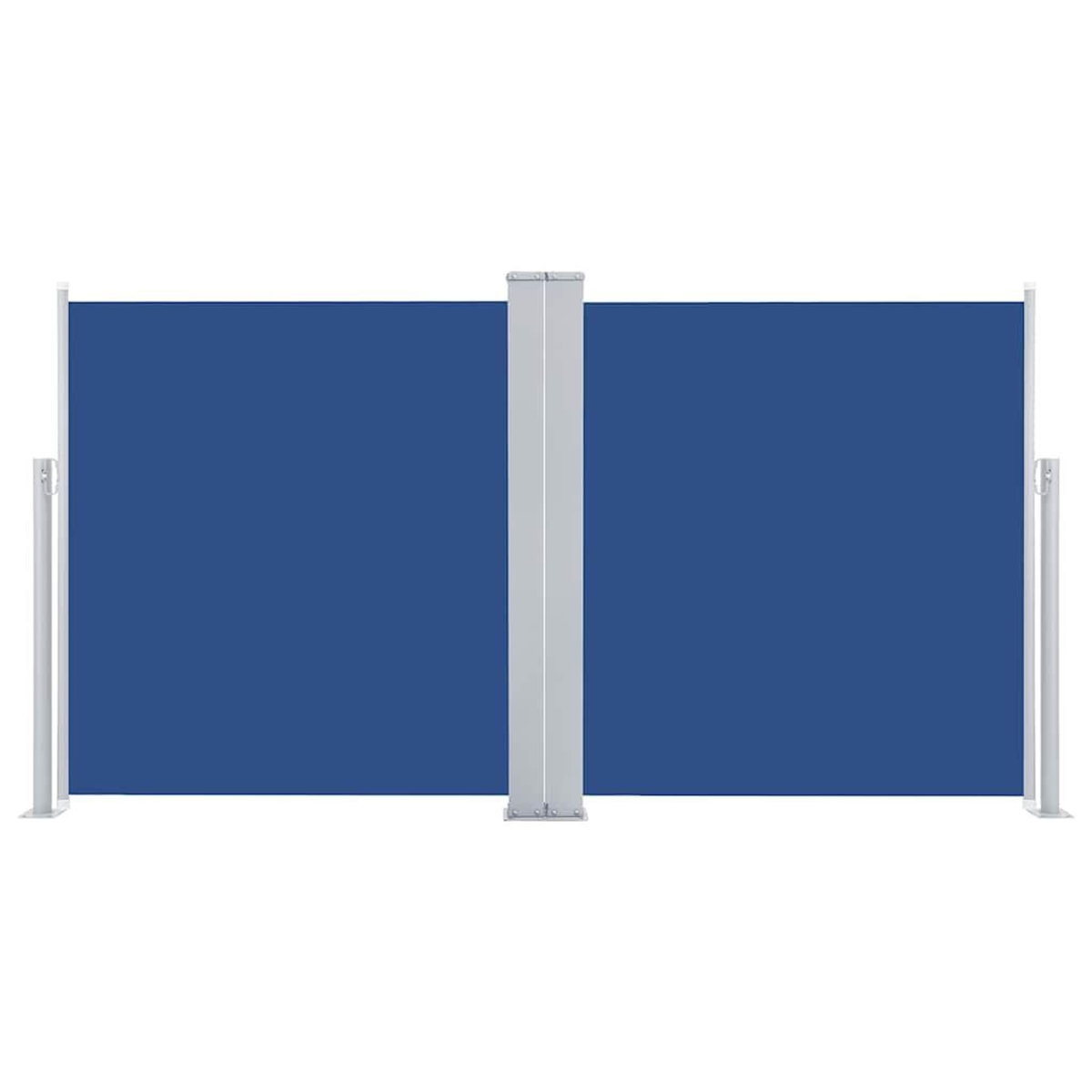 VIDAXL Auvent lateral retractable Bleu 100 x 600 cm