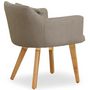 Voir la diapositive 5 : Paris Prix Lot de 2 Fauteuils Scandinave  Alan  70cm Taupe