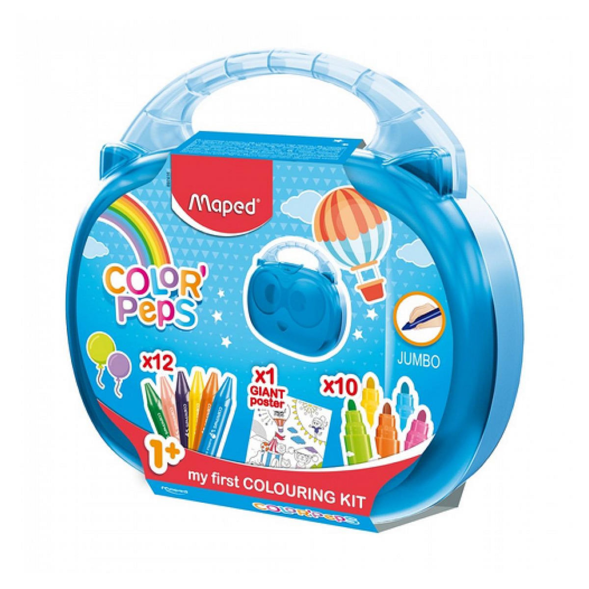 MAPED coffret cadeau de stylos et crayons Boîte en plastique
