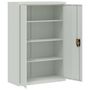 Voir la diapositive 4 : VIDAXL Armoire de bureau 90x40x140 cm Acier Gris