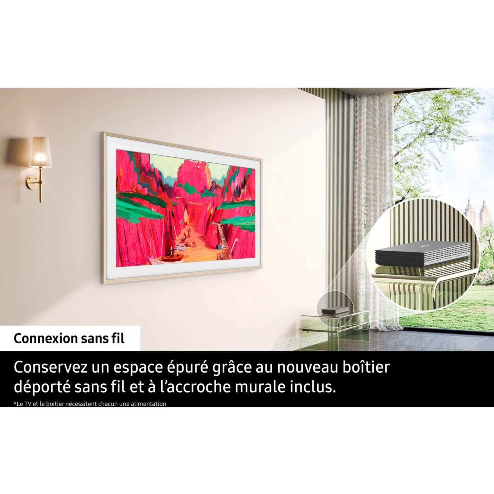 Voir la diapositive 5 : Samsung Tv mini led the frame pro 85ls03fw (2025) 85  (216 cm)