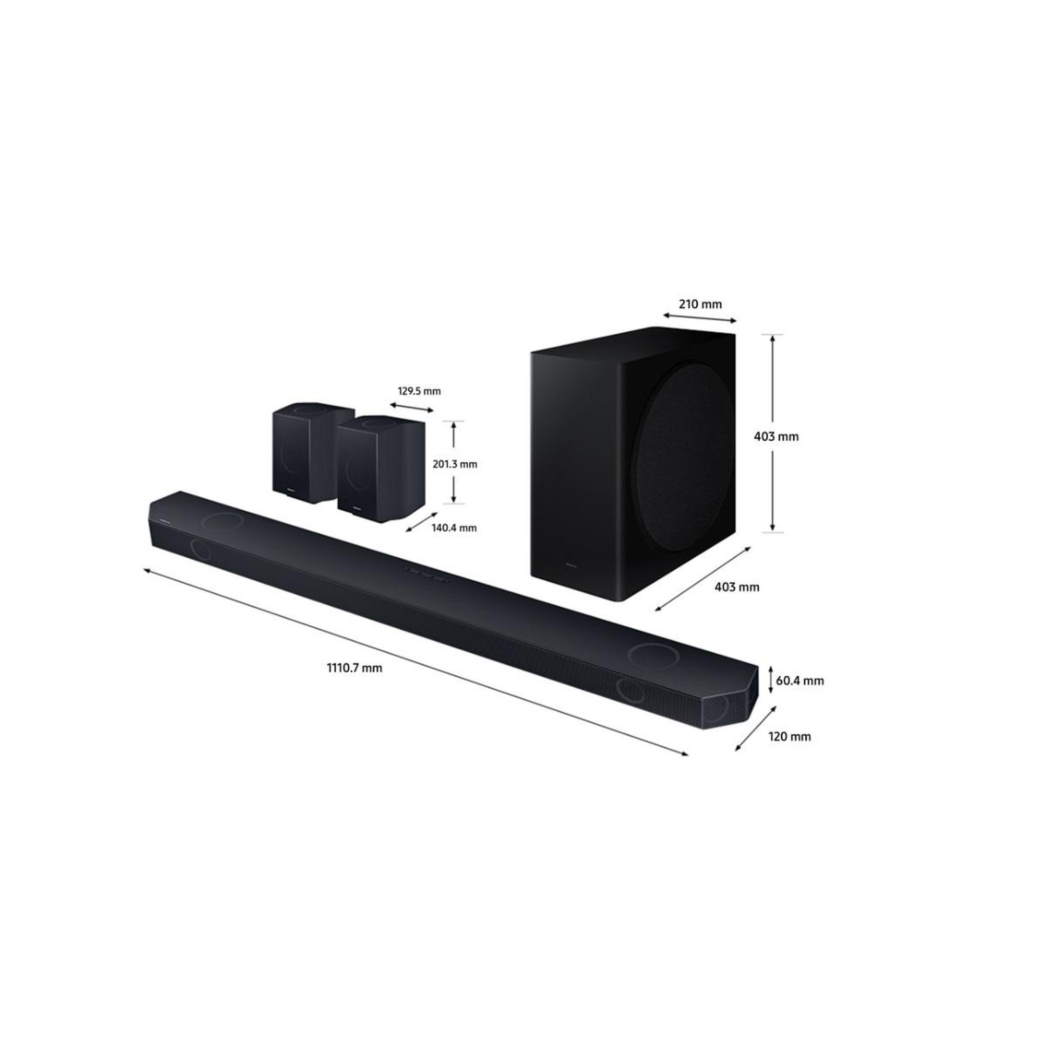 Voir la diapositive 6 : Samsung Barre de son 2.1 bluetooth noir - hwq935d
