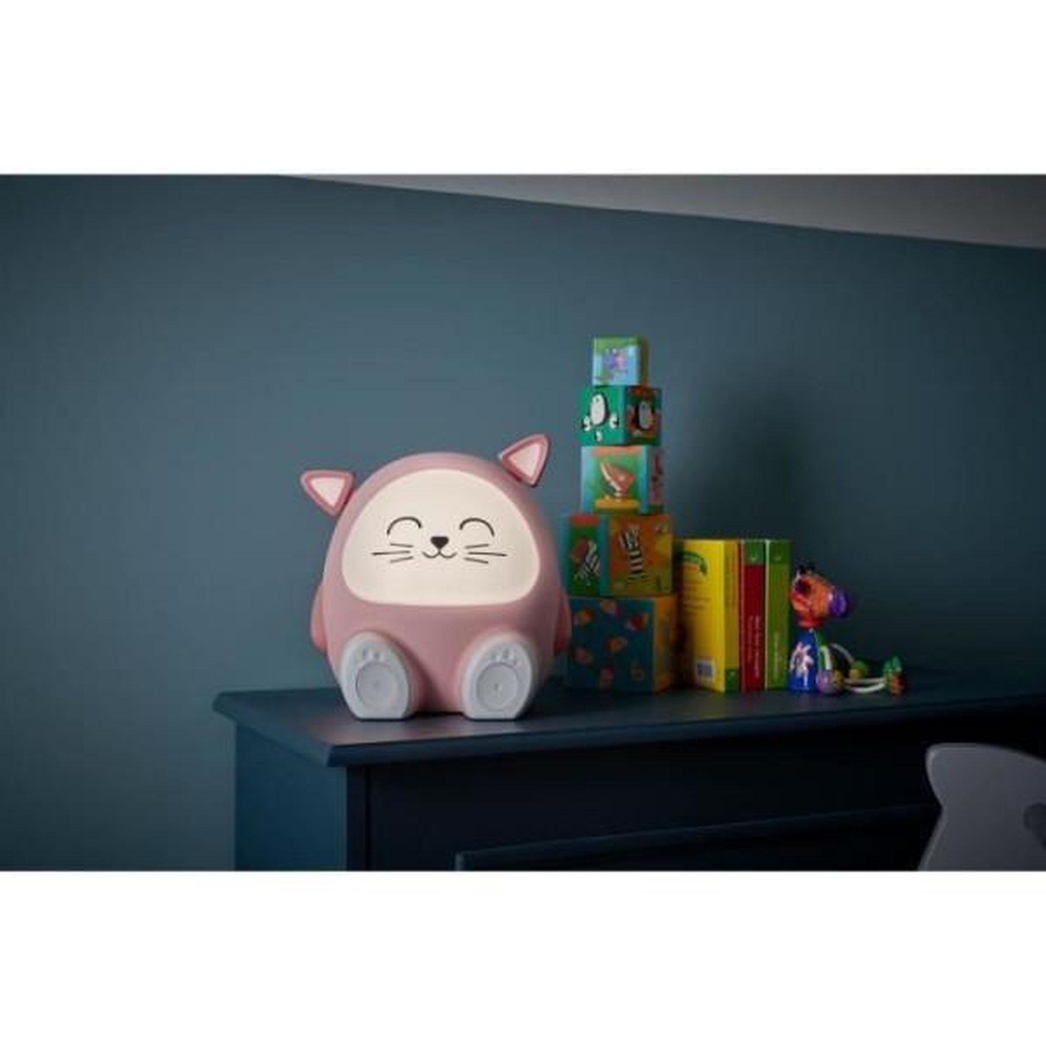 Voir la diapositive 6 : Bigben Enceinte lumineuse & veilleuse - bigben - chat - bluetooth 5.0, 15w, veilleuse réglable, minuterie, batterie usb-c