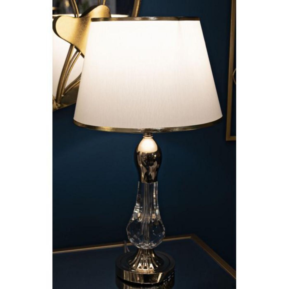 Paris Prix Lampe à Poser Design en Verre  Bravatislava  59cm Or